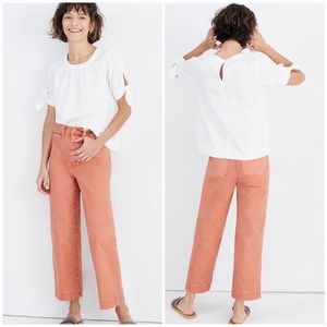 Petite Slim Emmett Wide-Leg Crop Pants